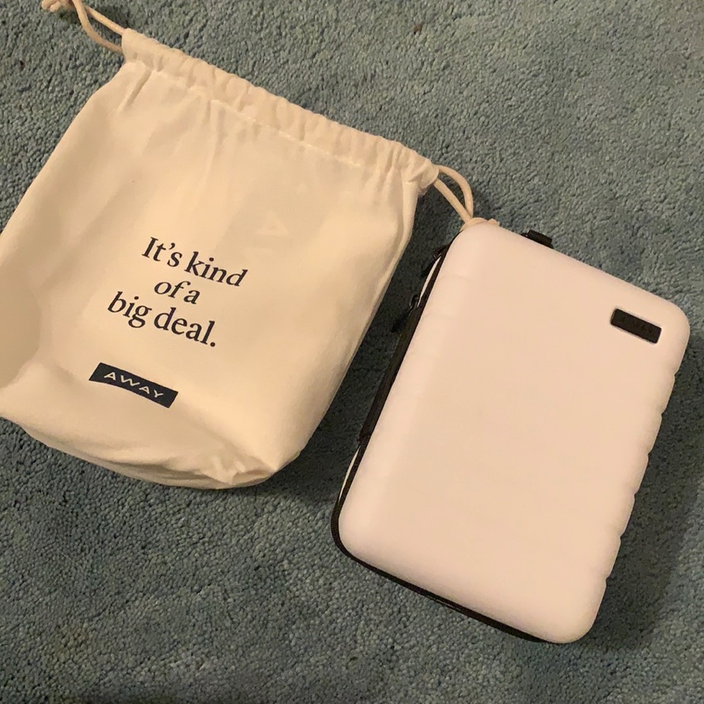 White Mini Suitcase